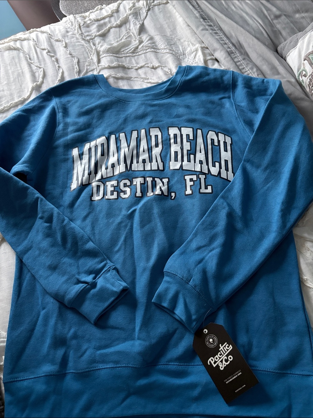 Miramar Beach Destin, FL Crewneck Sweatshirt - Blue